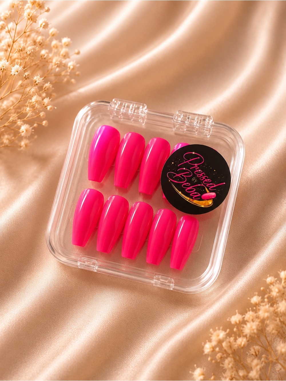 Pressed by Beba Hot Pink Press-On Nails